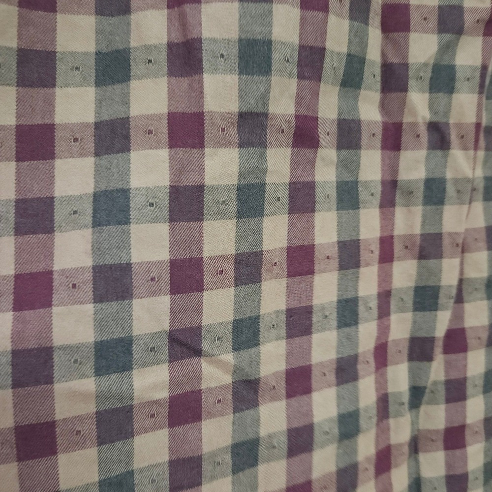 Ingram Mens Plaid Button Down Shirt Long Sleeve Made in Italy Size M - Picture 8 of 9